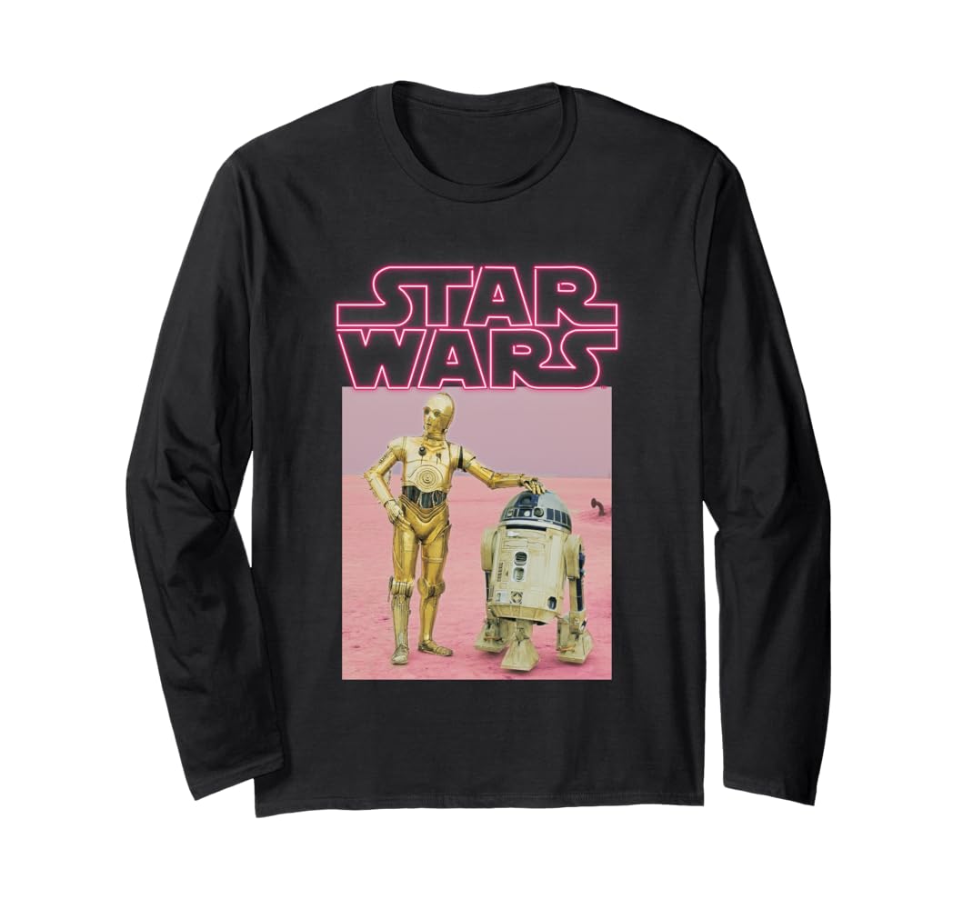 Amazon | スターウォーズ R2-D2 C-3PO ピンクネオンタイトル